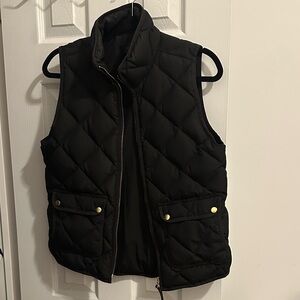 J. Crew Women's Dark Quilted Vest